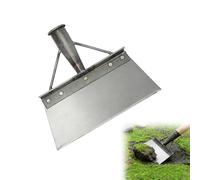 yotutun Pelle Jardinage, Pelle de Nettoyage Multifonctionnelle Grattoir Jardin en Acier au Manganèse Pelle Plate Outillage de Jardin pour Enlever Mauvaises Herbes et Mousse, 26cm (no poignée)