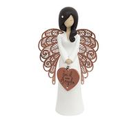 You Are An Angel - AN009I - Figurine Ange, céramique, Blanc, 9,3 x 9,3 x 15,5 cm