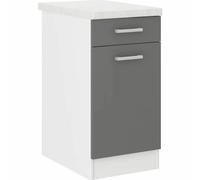 Youdoit meuble bas de cuisine - Gris