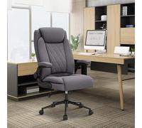 Youhauchair Chaise Bureau Ergonomique, Gris foncé | Chaise de Bureau 200 kg pour Personnes de Grande Taille, Vérin à gaz de classe 4, Accoudoirs Relevables, Dossier Haut