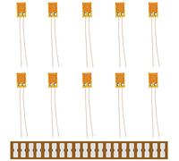 Youmile 10PCS BE120-5AA 120ohm Jauge contrainte de résistance à la pression de haute précision Jauge de contrainte pour capteur de pression, cellule de charge avec borne de jauge de contrainte 20PCS