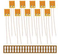 Youmile 10PCS BF120-3AA 120ohm Jauge contrainte de résistance à la pression de haute précision Jauge de contrainte pour capteur de pression, cellule de charge avec borne de jauge de contrainte 20PCS