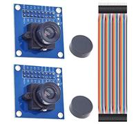 Youmile 2 pièces OV7670 Module de caméra 640x480 0.3Mega 300KP Module VGA CMOS I2C pour bras pour Arduino avec câble Dupont