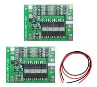 Youmile 2Pcs PCB Protection Board 25A 3S 11.1V 12.6V Li-ion 18650 Chargeur de batterie au lithium PCB BMS Protection Board Lipo Cell Module avec équilibrage de charge pour le moteur de forage actuel