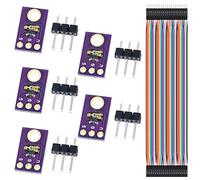 Youmile 5 pièces Module de capteur de lumière TEMT6000 lumière ambiante Module de détection d'intensité de lumière analogique capteur de lumière visible pour Arduino avec câble Dupont