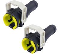Young Wolf 2Pcs Cooling Heater Water Hose Connector，Part No. D65161240