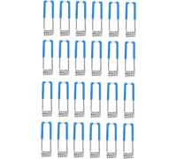 Young Wolf Luminaire Clamp Pince Vise Lot de 24 pinces à ressort de fixation pour luminaires GU10 MR16 1,5 x 60 mm Bleu