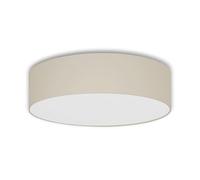 youngDECO Luminaire Plafonnier Rond Ø45cm, 4xE27, Abat Jour Plafond en Tissu de Coton, Lustre Salon, Chambre Adulte et Chambre Enfant