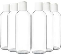 Youngever Lot de 10 bouteilles en plastique de 250ML avec bouchon à disque, bouteilles de voyage, bouteilles squeeze, récipients à écraser