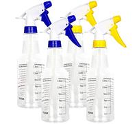 Youngever Lot de 4 Vaporisateur Vide Plastique 500ML, Bouteille Plastique Pulverisateur 500ML Flacons Pulvérisateurs
