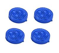 Youngine 4 Pack Universal Alarme de porte de voiture anti-collision LED sécurité lumières stroboscopique ouvert réflecteur lampe avec 3 modes de clignotant (bleu)