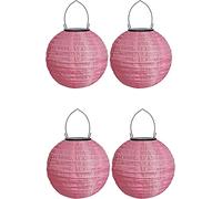 Youning Lampions d'extérieur résistants aux intempéries - Lanterne solaire LED - Étanche - À suspendre - 30 cm - Lanterne solaire - Décoration d'extérieur - Nylon - Papier - Lanterne ronde - Lanternes