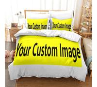 Your Custom Image Ensemble Housse De Couett Imprim¿¿ D Et Taie D'oreiller ,Ultra Doux Microfibre Hypoallerg¿¿Nique £¬Ensemble Housse De Couette Avec Ferm
