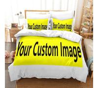 Your Custom Image Ensemble Housse De Couett Imprim¿¿ D Et Taie D'oreiller ,Ultra Doux Microfibre Hypoallerg¿¿Nique £¬Ensemble Housse De Couette Avec Ferm