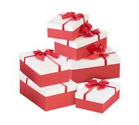 Your Design 6 paquets-cadeaux avec boucle rouge