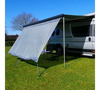 your GEAR Sun & Rain Blocker Paroi avant ou parois latérales pour store banne Différentes tailles Protection UPF 50+, colonne d'eau 5000 mm, 3 passepoil de Ø 4,3, 6,2 et 7 mm, largeurs de 240 à 480 cm