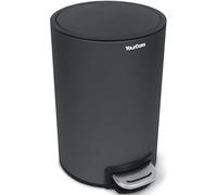 YourCasa Poubelle de salle de bain [5 l] en acier inoxydable pour salle de bain [fermeture softclose] - Petite poubelle de salle de bain avec couvercle et fermeture amortie - Poubelle de WC, poubelle