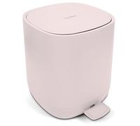 YourCasa® Poubelle salle bain [5L] Design élégant pour salle de bain ou cuisine - Poubelles salle de bain poubelle toilette wc - Poubelle design à pédale avec couvercle et fermeture amortie (Rose)