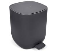 YourCasa® Poubelle salle bain [5L] Design élégant pour salle de bain ou cuisine Poubelles salle de bain poubelle toilette wc - Poubelle design à pédale avec couvercle et fermeture amortie (Anthracite)