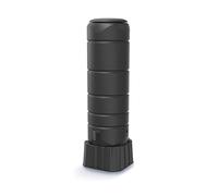 YourCasa Recuperateur d eau de pluie [CircleTower] 110L avec pied, couvercle, robinet - recuperateur eau de pluie récupérateur eau de pluie Réservoir d'eau de pluie Reservoir eau de pluie (Anthracite)