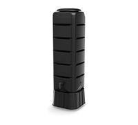 YourCasa Recuperateur d eau de pluie [Tower] 120L avec pied, couvercle et robinet - recuperateur eau de pluie - récupérateur eau de pluie - Réservoir d'eau de pluie Reservoir eau de pluie (Anthracite)