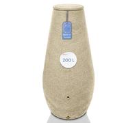 YourCasa® Récupérateur Eau de Pluie 200L [EcoDrop] Tonneau de Pluie résistant au Gel en Plastique - Filetage en Laiton et Couvercle - Réservoir d'eau de Pluie - Reservoir Eau de Pluie (Sable)