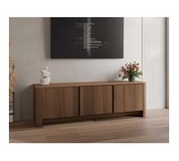 Youri - meuble tv 168 cm effet noyer - 3 portes