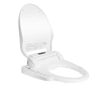 YOURLITE Siège de Toilette Intelligent,Abattant WC Japonais électrique,Siège Toilette Japonaise,Bidet Chauffant avec Buse,Frein de Chute,Séchage,Veilleuse,Panneau Latéral,Forme V,Blanc