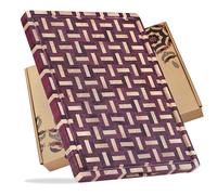YOUSUNLONG Planche à découper extra-large en bout de grain - Bois de Purple Heart - Billot de boucher renforcé 61 cm L x 46 cm l x 3,8 cm ép - avec rainure à jus et poignée - Plan de travail cuisine