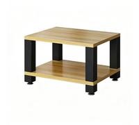 YOWLLXOF Support Rack Audio 1 à 4 Niveaux pour Rangement multimédia HiFi | Cadre métallique, amortissant, étagères modulables, haute stabilité, pour home-cinéma et console moderne(A,2 Tier)