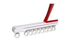 YPAPBHT Rail de Rideau Ultra-Mince, Silencieux et sans Perforation, Rail Coulissant Auto-adhésif monté sur Le Dessus, Rail adhésif épaissi, Accessoires for Tringle à Rideau(50CM)