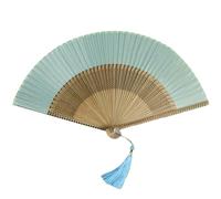 YPBEW Éventail pliable en bambou, ventilateur en bois de mariage chinois parfumé, petit refroidissement pliable