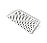 YPBEW Panier à grillades Pratique en Acier Inoxydable avec Trous, Parfait pour la Cuisson des légumes et des Fruits de mer