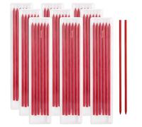 YPLANGENT Lot de 54 mines de rechange pour crayon de charpentier - 2,8 mm - Robustes et durables - Pour marqueur à trou profond et menuisier - Compatibles avec les mines Pica Dry - Rouge