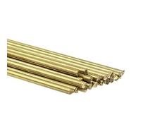 YPLodon 20Pcs Tiges en Laiton 2mm x 250mm Barre en Laiton | Ronde en Laiton à Basse Température Fils de Soudeuses en Métal pour Soudure et Brasage dans le Domaine Industriel