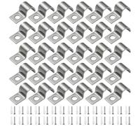 YPLonon 30 Pièces Attache de Fixation en U pour Tube Collier de Serrage