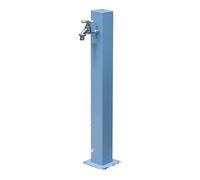 YQMHEZ Colonne d'eau Verticale pour Jardin en Acier Inoxydable, Robinet Extérieur sur Poteau, Borne D'incendie Verticale Antigel, Colonne d'eau de Jardin avec Robinet À Double Sortie(37in/95cm)