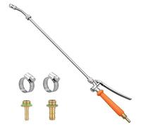 YQNISCU Baguette d'arrosage, arrosage rétractable verrouillable en Acier Inoxydable, buse de Tuyau d'eau Haute Pression, raccord de Mamelon en cuivre, for Ferme de Jardin -
