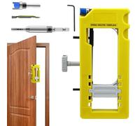 YQNISCU Gabarit de charnière de Porte, Facile à Installer avec Accessoires, kit d'installation de Serrure adapté à Une Longueur de 3 à 5 Pouces, Rayon 1/4 ou 5/8, Utilisation Quotidienne