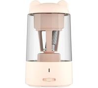 YQNISCU Taille-Crayon électrique Taille-Crayon Rapide Portable for étudiant adapté aux Crayons en Bois de 6,5 mm à 8 mm dans Les Bureaux Scolaires (Rose-1)(Pink-1)