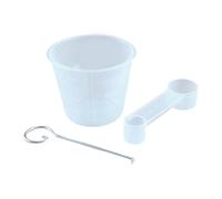 Yqqhrbm 3 Pièces pour Machine à, Accessoires, Poignée Longue, 200 Ml, Idéal pour Les Débutants, avec Pale, Crochet de Démoulage et Accessoires pour