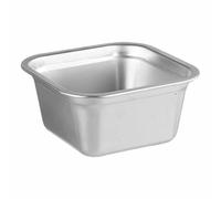 Yqqhrbm Bol Mélangeur Carré En Acier Inoxydable, 14 Cm, Bol Passe-plat, Récipient Alimentaire pour Buffet Ou Dîner, 6.8 Cm de Hauteur
