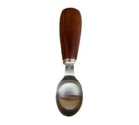 Yqqhrbm Cuillère à Glace avec Manche En Bois pour Coupes Glacées, Tartes et Autres Desserts.
