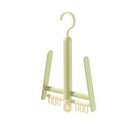 Yqqhrbm Étagère à Chaussures Empilable pour Sécher Les Lacets, avec Crochets de Séchage pour L'intérieur, La Salle de Bain, Le Balcon et L'extérieur, Vert
