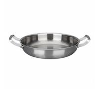 Yqqhrbm Poêle à Frire Poêle Martelée Casserole Multi Usages Antiadhésive sans Revêtement Manche Riveté Pratique pour Foyer Cuisine Préparation de Plats, 28CM