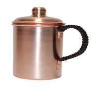 Yqqhrbm Tasse à Thé Artisanale En Cuivre, Mug En Cuivre à Large Ouverture pour Thé, Bière, Café, Bar à La Maison