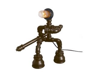 YQQZFWYH Lampe de Bureau à Steampunk Moderne Lampe de Table de Table LED LED Metal Retro Industrial Table Lampe Metal Robot Lampe