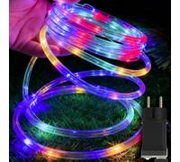 YRHome Tuyau lumineux de 100 m - 1000 LED - Avec prise - Avec minuterie - 8 modes et intensité variable - Étanche IP44 - Éclairage décoratif LED RVB - Pour l'intérieur et l'extérieur - Pour Noël