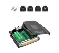 YROHGKPN Connecteur DB37 industriel avec boîtier de fermeture à vis et décharge de traction pour une transmission stable. Adaptateur industriel D SUB