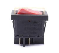 YROHGKPN Interrupteur industriel à bouton-poussoir, interrupteur rocher robuste, unipolaire, PVC, convient pour différents appareils, bouton poussoir avec lumière